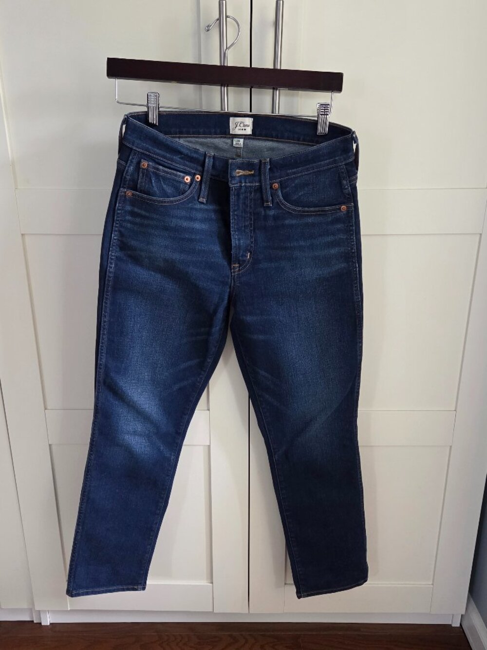 J Crew Vintage Straight Leg High Rise Jeans Size 28